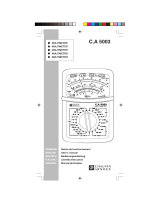 CHAUVIN ARNOUX C.A 5001 Manual de usuario