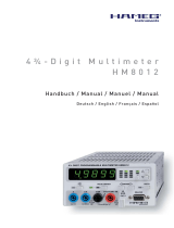 HAMEG HM8012 El manual del propietario
