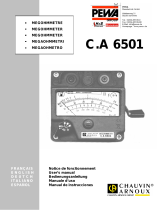 CHAUVIN ARNOUX C.A 6501 Manual de usuario