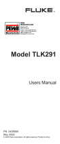 Fluke TLK291 Conjunto de Sondas de Teste El manual del propietario