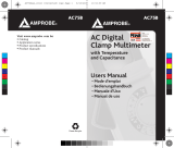 Amprobe AC75B AC Digital Clamp Multimeter Manual de usuario