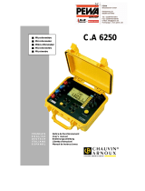 Chauvin-Arnoux CA6250 El manual del propietario