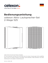 Celexon Aktiv Lautsprecher-Set 2-Wege 525-W El manual del propietario