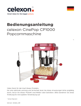 Celexon Machine à popcorn CinePop CP1000 El manual del propietario