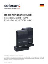Celexon WHD30M Expert radiowy system bezprzewodowy HDMI 4K UHD 3840x2160 60GHz El manual del propietario