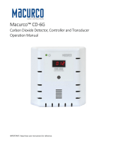 Macurco CD-6G Manual de usuario