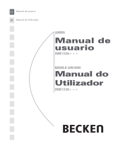 Becken MAQ LAVAR ROUPA VWM712LEDVDEA El manual del propietario