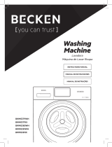 Becken MAQ LAVAR ROUPA BWM5379 BWM5381 El manual del propietario