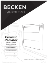 Becken BTE2675 Emissor termico El manual del propietario