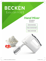 Becken BHM3133 BATEDEIRA El manual del propietario