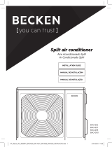 Becken BAC4256 BAC 4257 BAC4258 BAC4300 9000BTU El manual del propietario