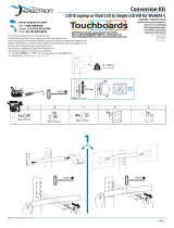 Ergotron Convert-to-Single HD Kit from Dual or LCD & Laptop Manual de usuario