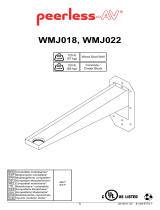 PEERLESS-AV WMJ022 Guía de instalación