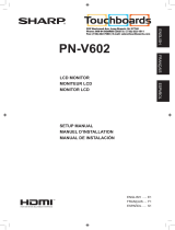 Sharp PN-V602 Manual de usuario