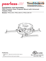 Peerless PRG-UNV Manual de usuario