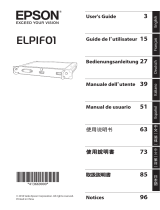 Epson ELPIF01 Projector Interface Board HDMI/DVI-D Guía del usuario