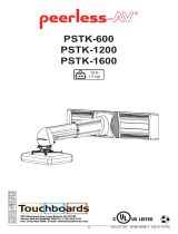 Peerless PSTK-1600 Guía de instalación