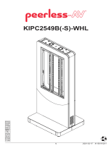 Peerless KIPC2549B-S-WHL Guía de instalación