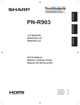 Sharp PN-R903 Manual de usuario