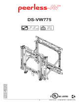 Peerless DS-VW775 Guía de instalación
