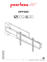 PEERLESS-AV HPF665 El manual del propietario