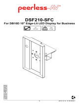 Peerless DSF210-SHC Guía de instalación