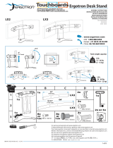 Ergotron Dual Display Lift Stand Manual de usuario