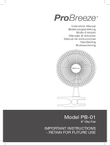 Pro Breeze PB-01-UK-FBA-3 Manual de usuario