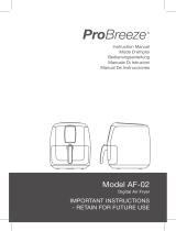 Pro Breeze AF-02-UK-FBA Manual de usuario