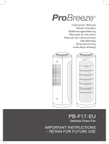 Pro Breeze PB-F17B-UK-FBA-2 Manual de usuario