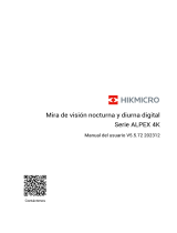 HIKMICRO ALPEX Manual de usuario