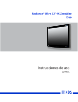 NDS Radiance Ultra 32" 4K ZeroWire Duo El manual del propietario