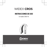 Widex CROS-FA BTE Instrucciones de operación
