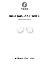 Signia Insio C&G 7AX ITE Guía del usuario