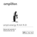 AMPLIFON ampli-energy R 3 AX R-D Guía del usuario