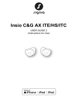 Signia Insio C&G 3AX ITC Guía del usuario