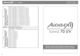 Audibax Iowa 70 UV Manual de usuario