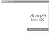Audibax Snow 600 El manual del propietario