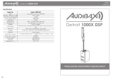 Audibax Detroit 1000X DSP El manual del propietario
