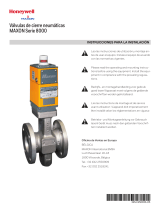 Maxon Series 8000 Gas Pneumatic Shut-off Valves Instrucciones de operación