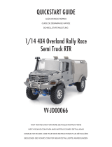 RC4WD 1/14 4X4 Overland Rally Race Semi Truck RTR Manual de usuario