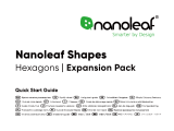 Nanoleaf SHAPES HEXAGONS UTVIDELSESPAKKE 3P LIMITED EDITION Guía de inicio rápido