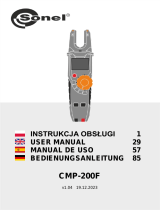 Sonel CMP-200F Manual de usuario