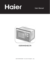 Haier HWO38MG2BHXBD Manual de usuario