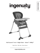 ingenuity Ingenuity Full Course 6-in-1 High Chair - Milly - Baby to 5 Years El manual del propietario