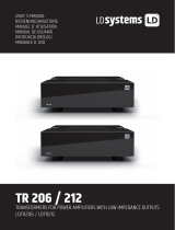 LD Systems TR212 Audio Line Transformer Manual de usuario