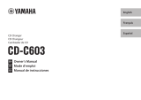 Yamaha CD-C603RK El manual del propietario