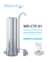Waterdrop -CTF-01 Countertop Water Filter El manual del propietario