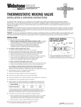 NIBCO Thermostatic Mixing Valve 120F Guía de instalación