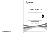 Sylvox RT32R3KGCA 32 Inch Smart RV TV Manual de usuario